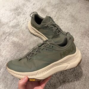 Hoka One One Transport GORE-TEX Slate Oak Milk 1133957-STTM Mens Size 7.5D